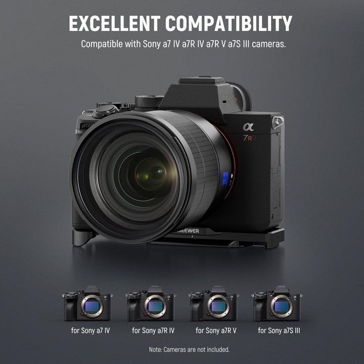 NEEWER CA004B Plaque de base pour appareil photo Sony A7 IV A7R IV A7R V A7S IIIDJI Gimbal