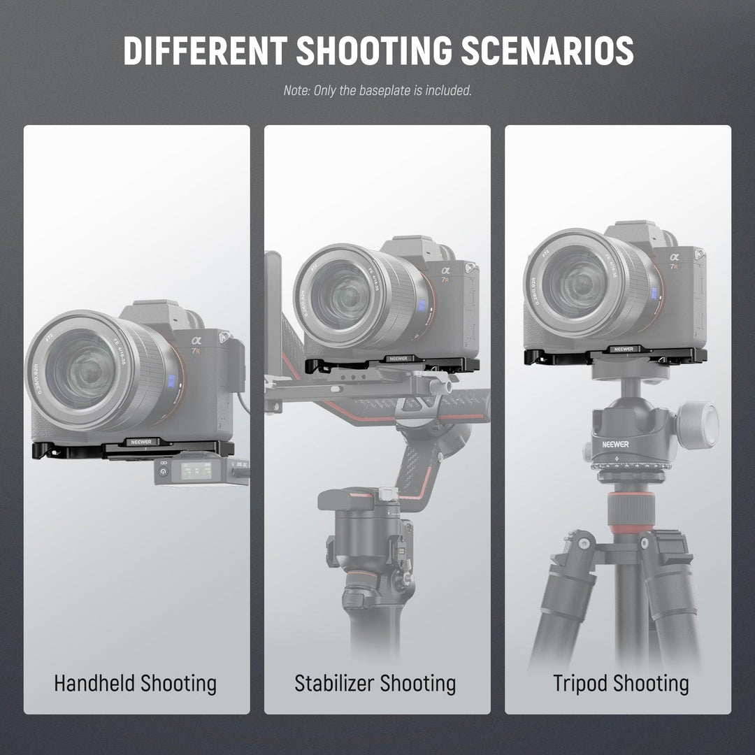 NEEWER CA004B Plaque de base pour appareil photo Sony A7 IV A7R IV A7R V A7S IIIDJI Gimbal