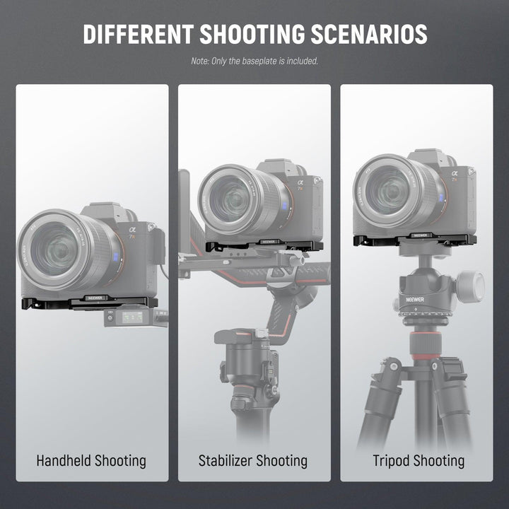 NEEWER CA004B Plaque de base pour appareil photo Sony A7 IV A7R IV A7R V A7S IIIDJI Gimbal