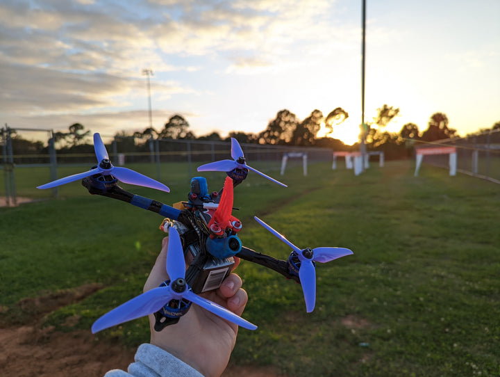 Typhon V7 T700 5" Racing Frame by DinDrones - Choose Configuration