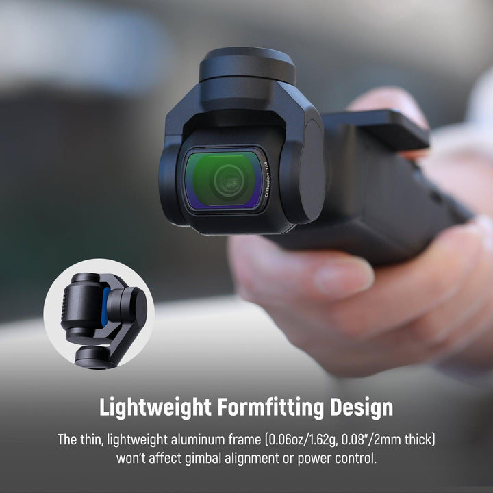 NEEWER FL-42 Lot de 4 filtres magnétiques ND et diffusion noire 1/4 pour DJI OSMO Pocket 3