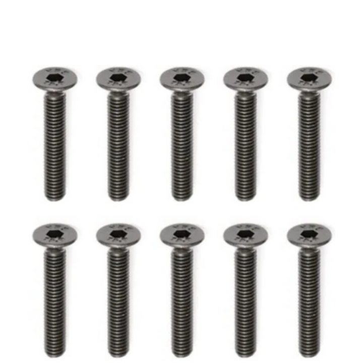 Vis à tête plate M3×18 mm – (lot de 10)