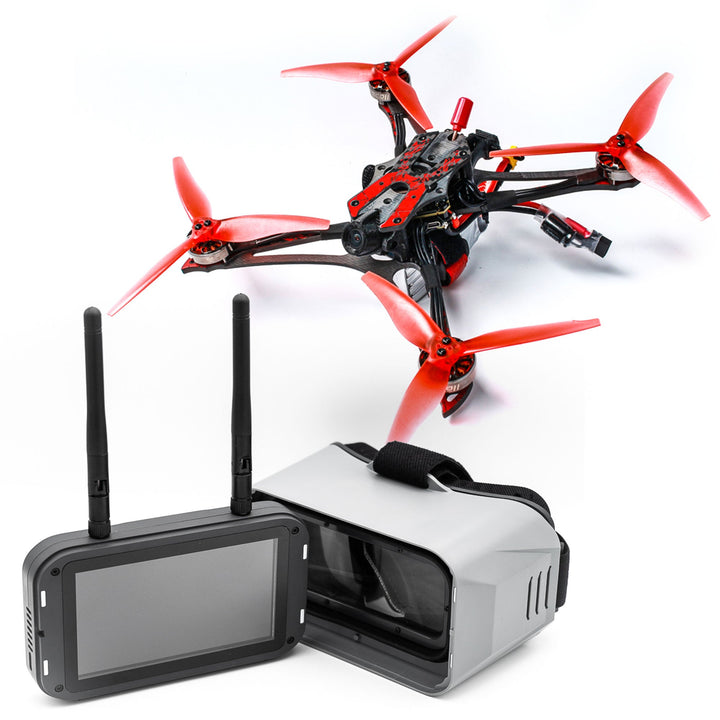 PAQUETE HDZero Racing: Hawk Apex + Transporter 2 HD