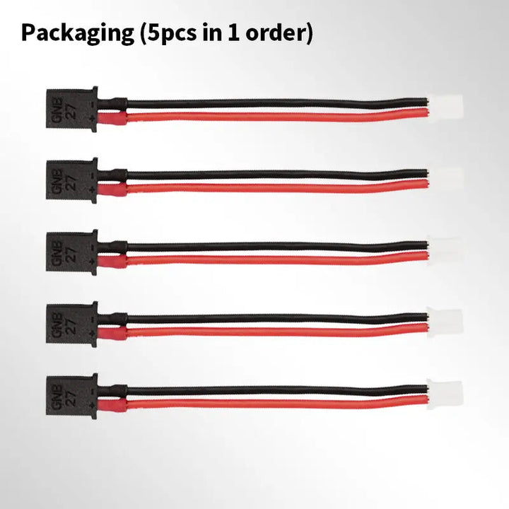 Adaptateur GNB27 femelle vers PH2.0 mâle (pour le chargement) 5 pièces - 60 mm