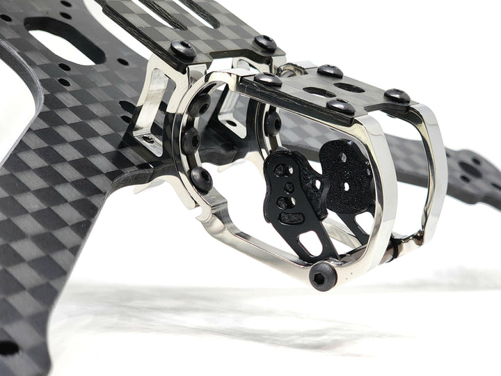 Paire d'entretoises de montage d'adaptateur TPU Armattan Marmotte ou Badger pour caméra HD DJI O3, Walksnail Avatar Micro ou toute caméra Micro 19x19 - Choisissez la couleur