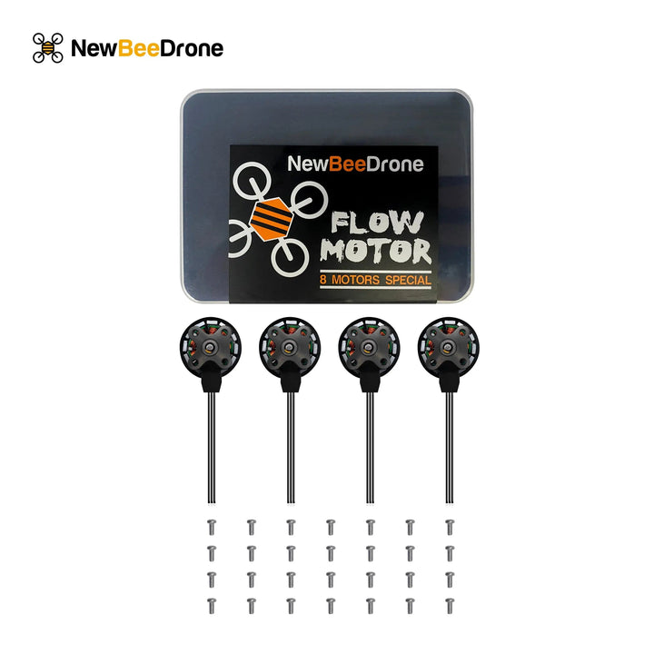 Motor FLOW 1404 4000KV de NewBeeDrone, montaje en T (juego de 4)