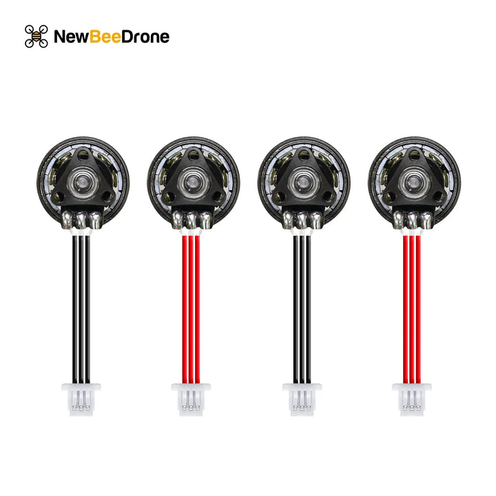 Motor Whoop de doble rodamiento de bolas NewBeeDrone Flow 0802 de 27 000 kv (juego de 4)