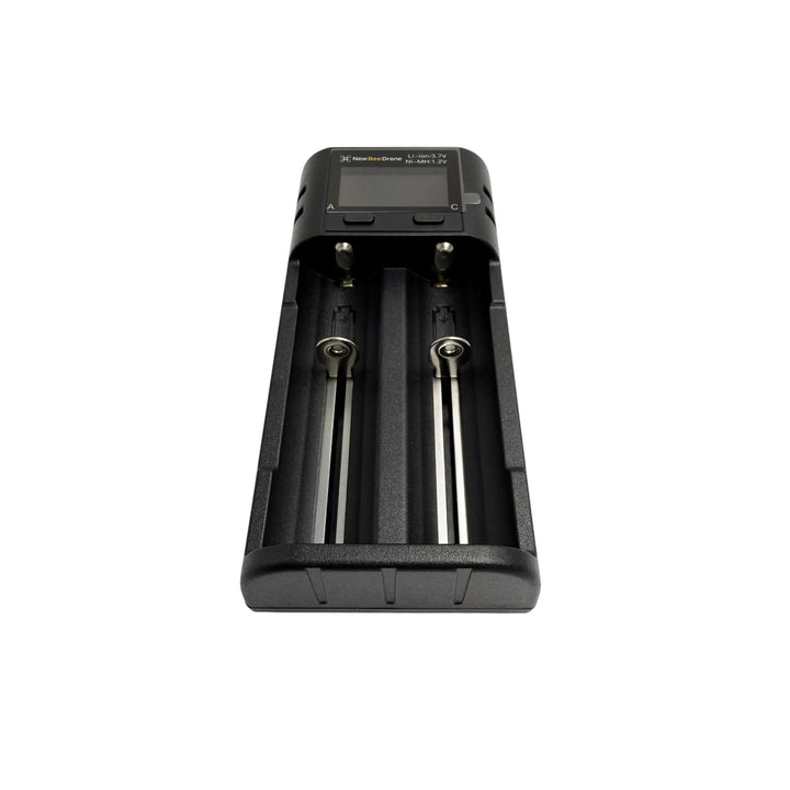 NewBeeDrone Nectar Injector Cylindro Charger – Dual-Slot USB-C Charger for 18650/21700 & NiMH/NiCD