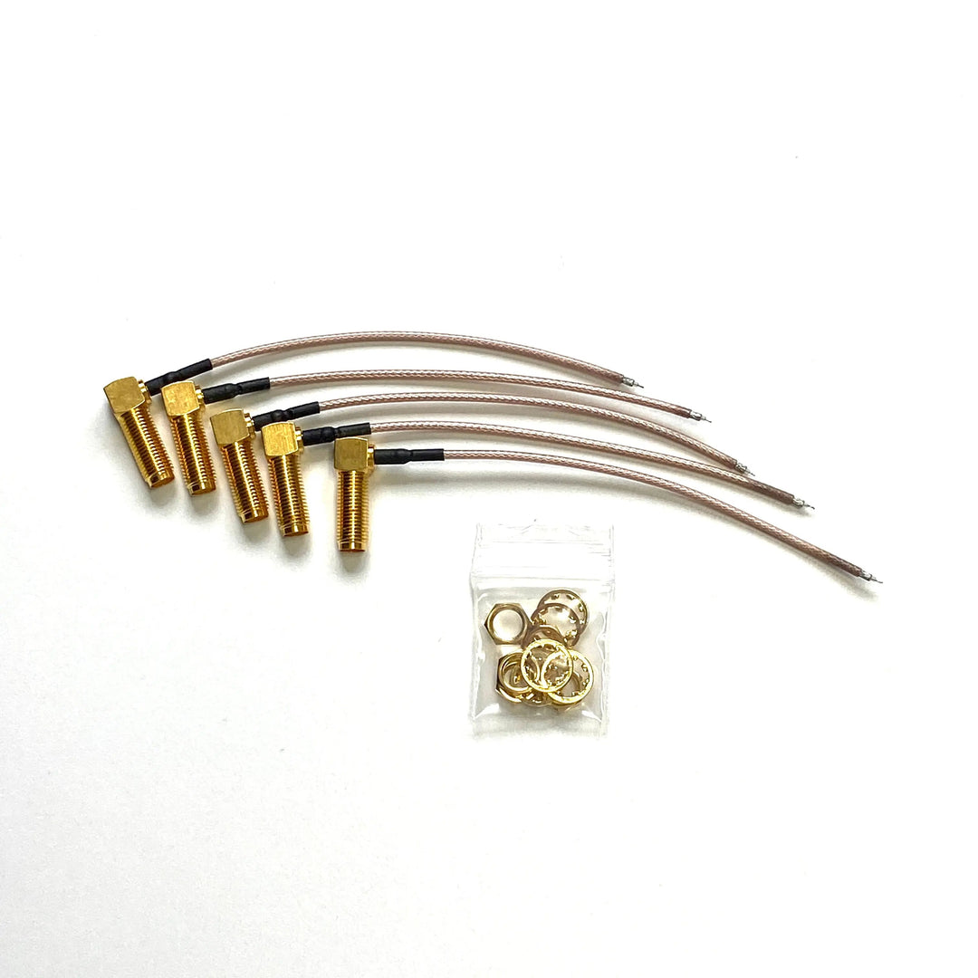 Port d'antenne SMA NewBeeDrone 90 degrés avec câble 10 cm, pack DIY