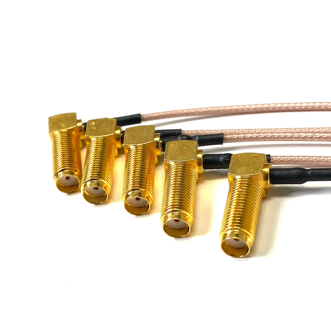 Port d'antenne SMA NewBeeDrone 90 degrés avec câble 10 cm, pack DIY