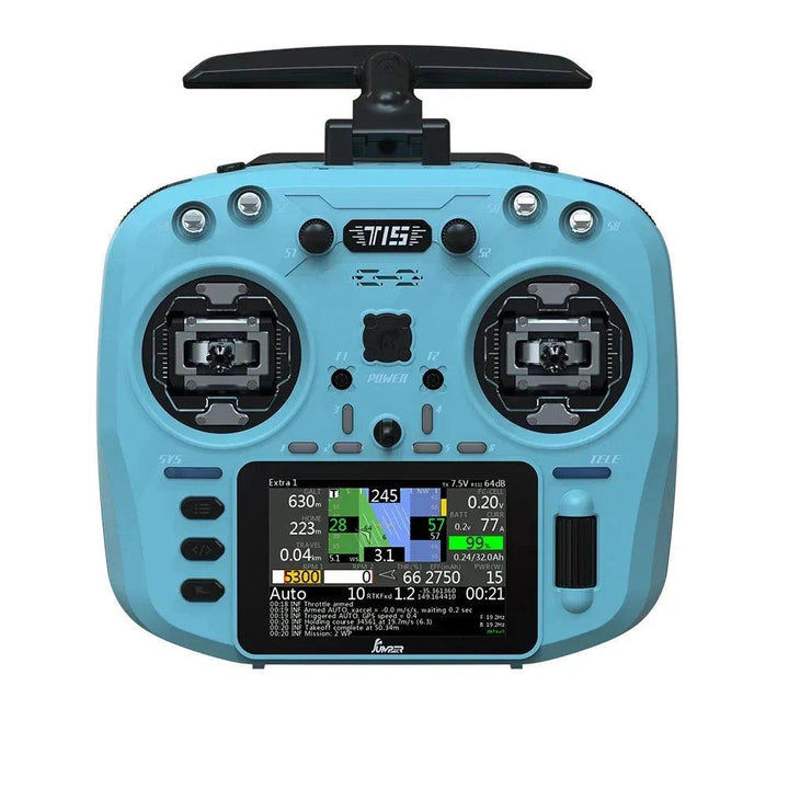 Émetteur radio Jumper T15 ELRS 2,4 GHz avec écran tactile 3,5" + cardans Hall - Choisissez la couleur