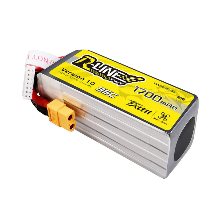 Batería Lipo Tattu X NewBeeDrone R-Line 1700mAh 22,2V 95C 6S1P con conector XT60