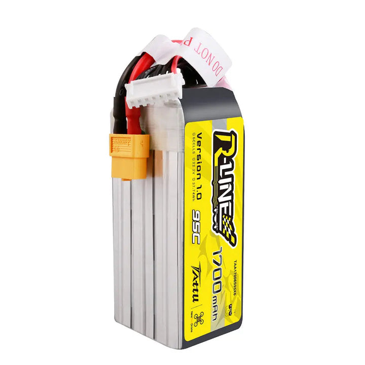 Batería Lipo Tattu X NewBeeDrone R-Line 1700mAh 22,2V 95C 6S1P con conector XT60