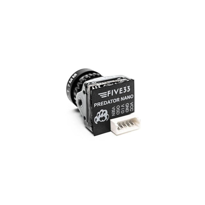 Foxeer Predator 5 Nano Racing Camera 4 ms de latence avec objectif 1000TVL 1,7 mm - Choisissez la version/couleur