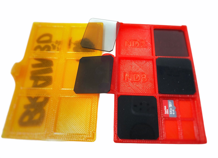Estuche protector para filtro ND y tarjeta Micro SD