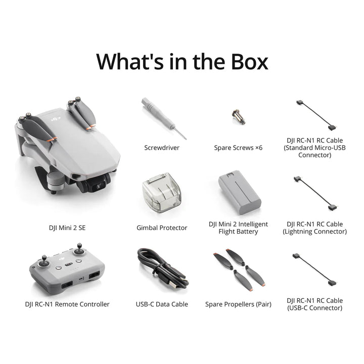 DJI Mini 2 SE Camera Drone 2.7K Video 31min Flight (Open Box)