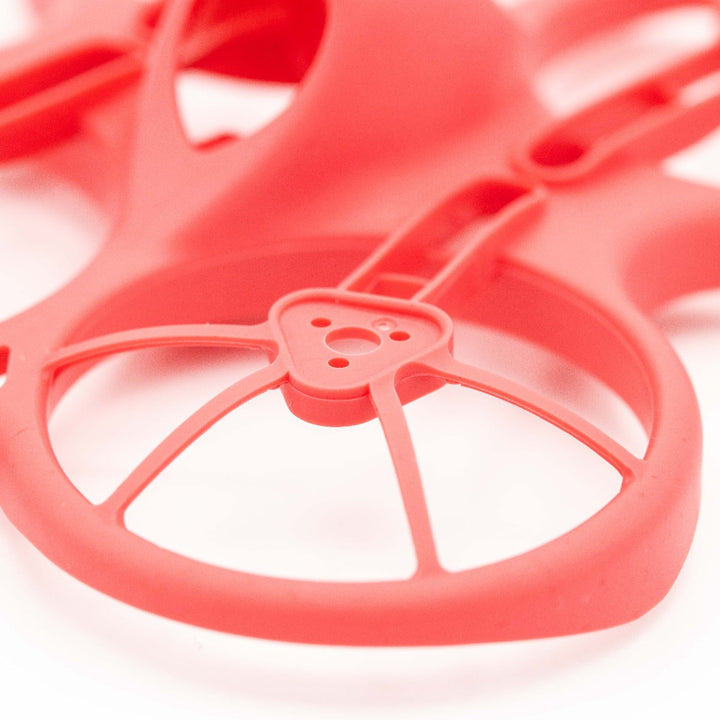 Pieza para dron de interior EMAX Tinyhawk: marco y soporte de batería en color rojo pastel