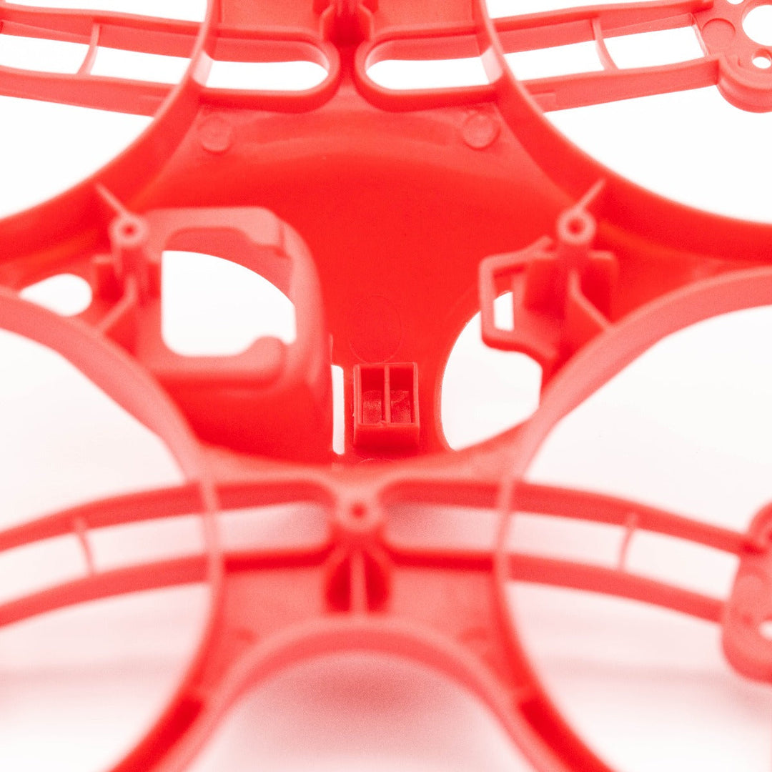 Pieza para dron de interior EMAX Tinyhawk: marco y soporte de batería en color rojo pastel