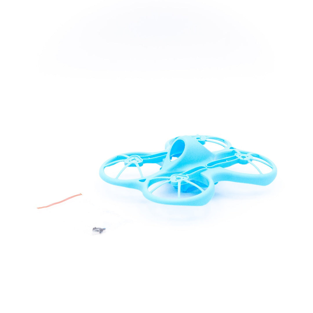 Pieza para dron de interior EMAX Tinyhawk: marco y soporte de batería en azul pastel