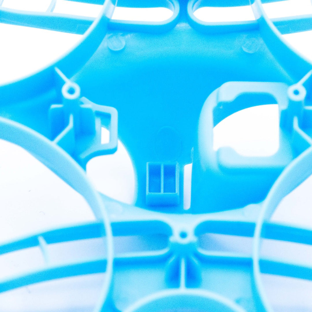 Pieza para dron de interior EMAX Tinyhawk: marco y soporte de batería en azul pastel