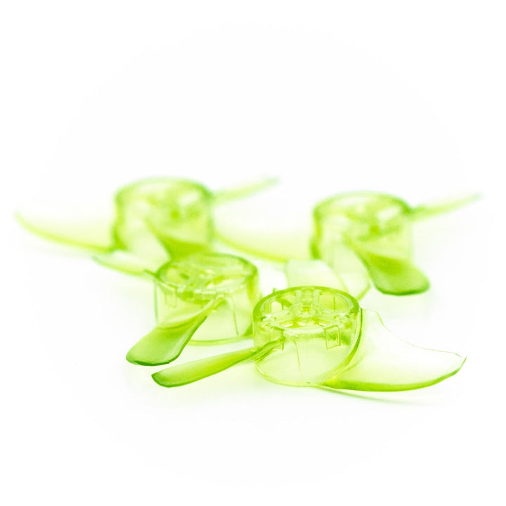 Hélices de repuesto para dron FPV de tres aspas Emax Avan Tinyhawk 1609-3/1,6" (paquete de 4), color verde