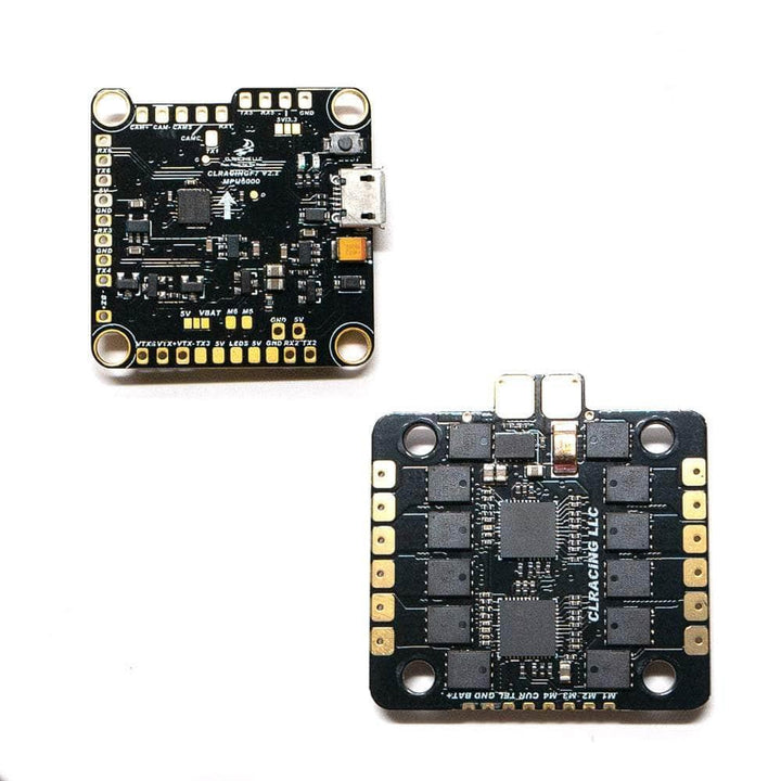 CLRacing F7 V2.2 45A 2-6S 30x30 Stack Combo (F7 FC / 32Bit 45A 4in1 ESC) - Dual ICM20602 at WREKD Co.