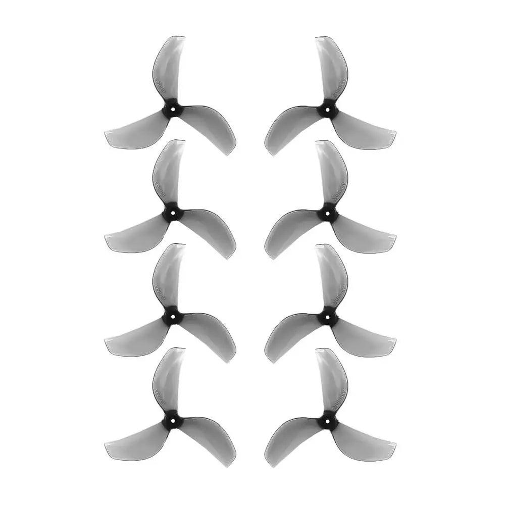 Gemfan 45mm-3 Tri-Blade 1.5mm Shaft Propellers (4CW+4CCW) - Choose Color at WREKD Co.