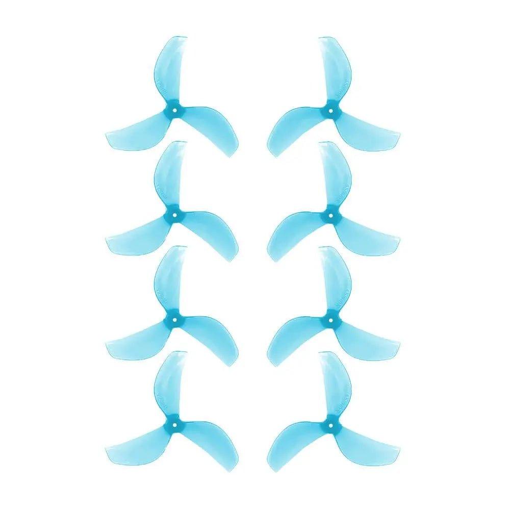 Gemfan 45mm-3 Tri-Blade 1.5mm Shaft Propellers (4CW+4CCW) - Choose Color at WREKD Co.