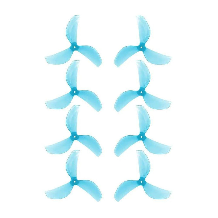 Gemfan 45mm-3 Tri-Blade 1.5mm Shaft Propellers (4CW+4CCW) - Choose Color at WREKD Co.