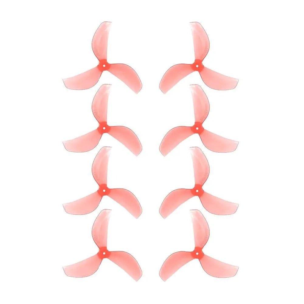Gemfan 45mm-3 Tri-Blade 1.5mm Shaft Propellers (4CW+4CCW) - Choose Color at WREKD Co.