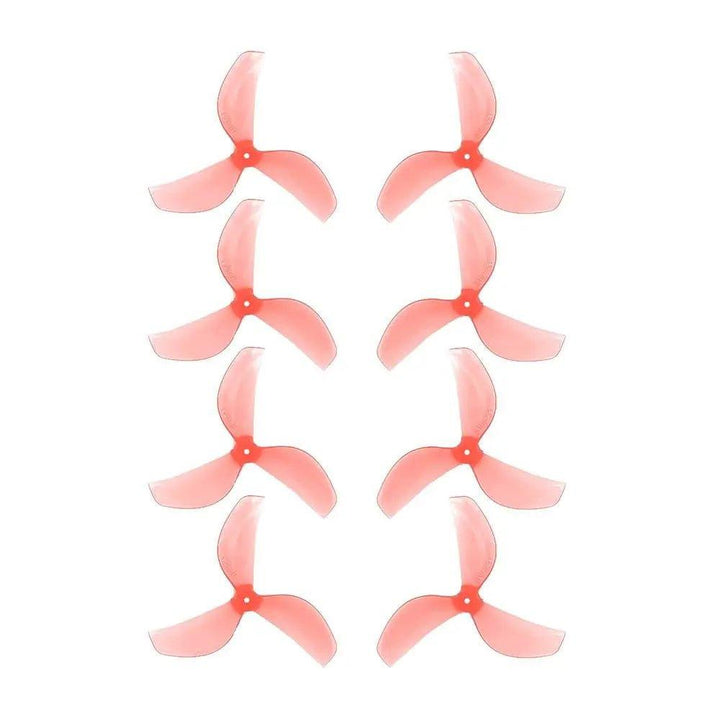 Gemfan 45mm-3 Tri-Blade 1.5mm Shaft Propellers (4CW+4CCW) - Choose Color at WREKD Co.
