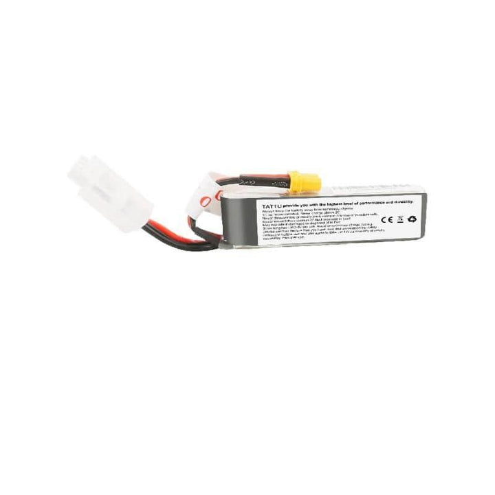 Tattu 7.6V 2S 450mAh 95C LiHV Micro Battery (Long Type) - XT30 at WREKD Co.