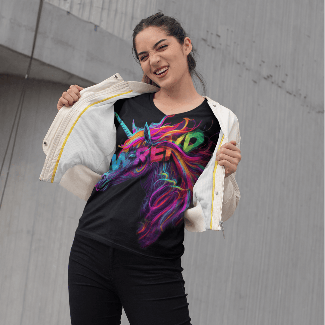 Unicorn "Frisa Lank" Women's Tee at WREKD Co.