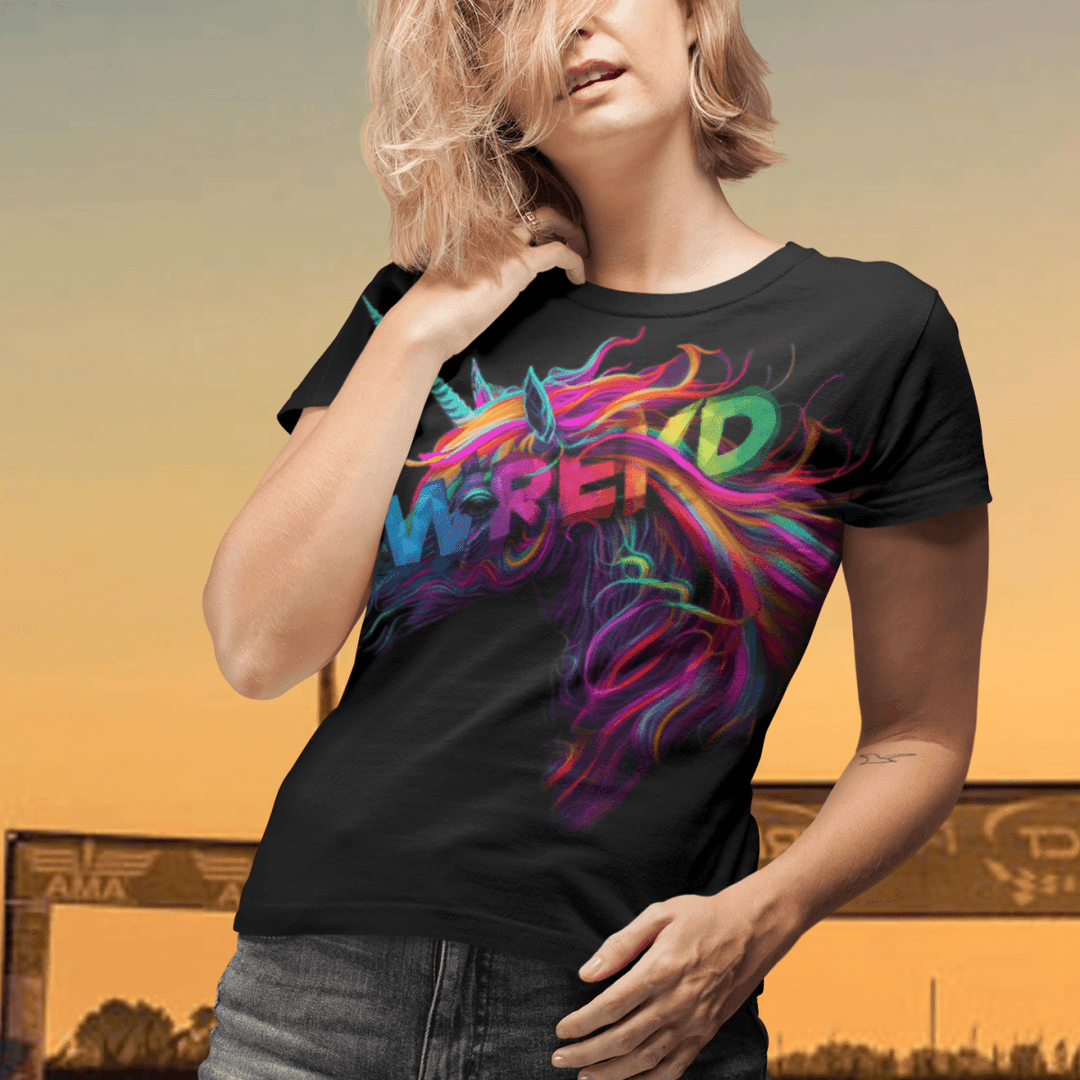 Unicorn "Frisa Lank" Women's Tee at WREKD Co.