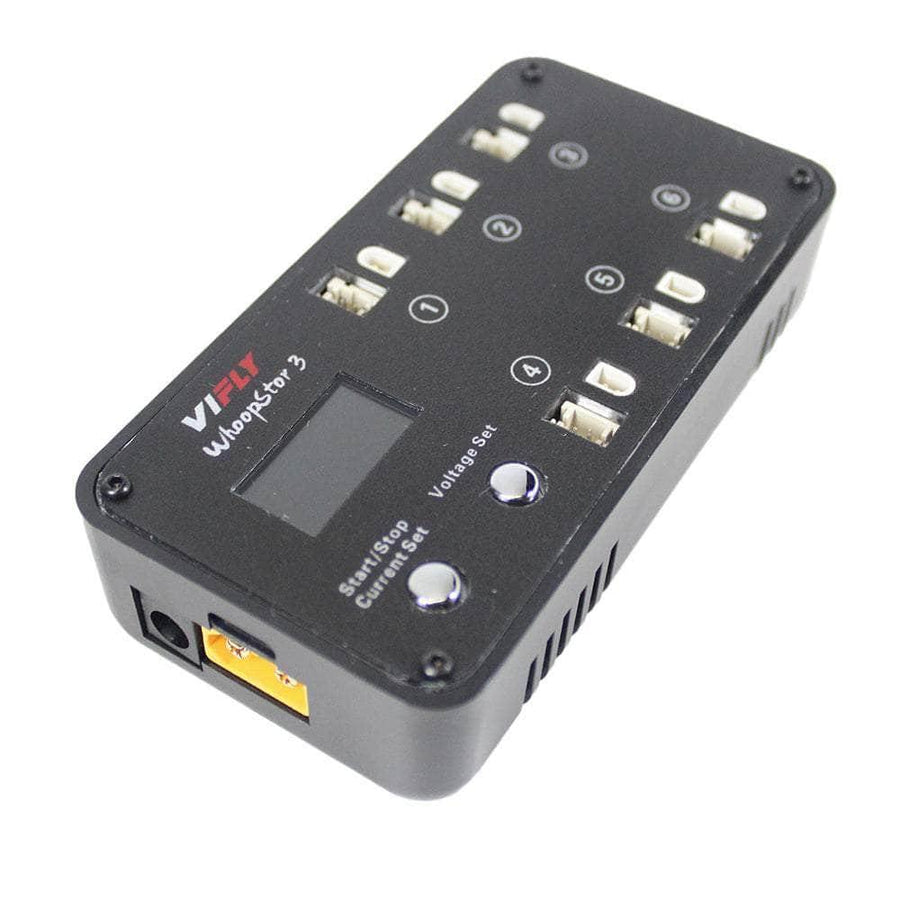 ViFly WhoopStor V3 1S LiPo/LiHV 6 Channel DC/USB-C Whoop Charger & Discharger for BT2.0 & PH2.0 - Choose Your Color at WREKD Co.