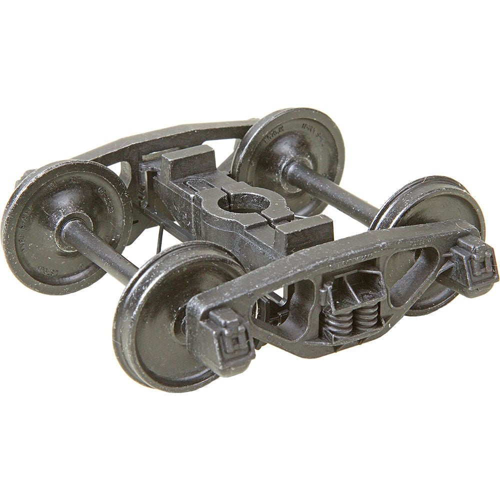Kadee #756 O S AAR Bettendorf Metal Trucks with 33" Smooth Back Metal P48 Wheels