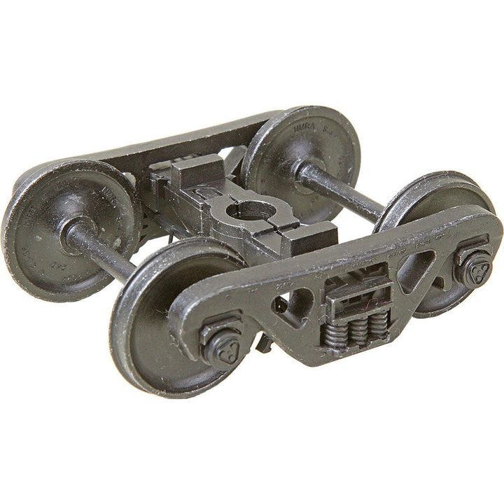 Kadee #759 2 Rail 100-ton Metal Trucks w/36" Smooth Back Metal P48 Wheels (O Sc)