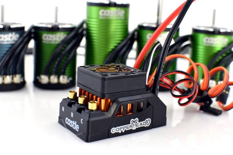 CASTLE CREATIONS COPPERHEAD 10 SENSORED ESC SCT EDITION W / 1410-3800KV MOTOR
