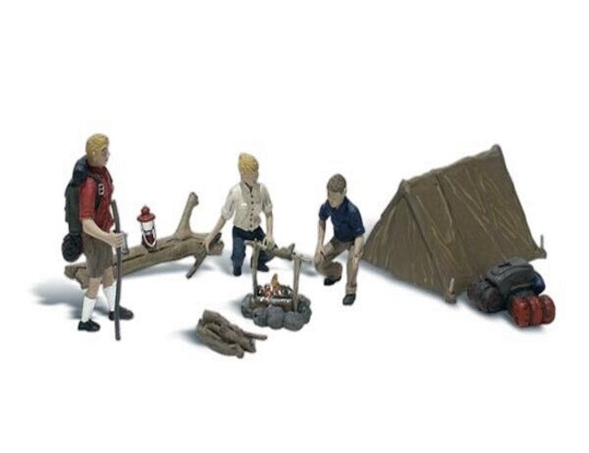 Woodland Scenics A2754 O Train Figures Campers