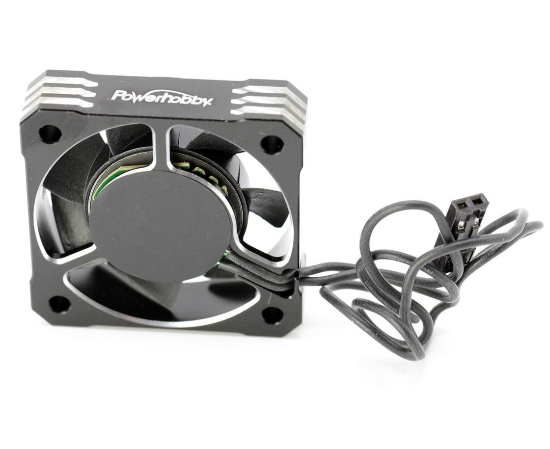 Powerhobby 40mm Tornado High Speed Aluminum RC Cooling Fan Black