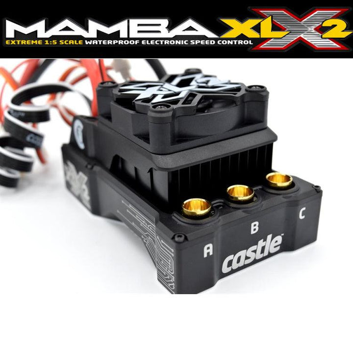 Castle Creations Mamba XLX2 8S 33.6V ESC 20A Peak BEC w/2028-1100KV Motor COMBO