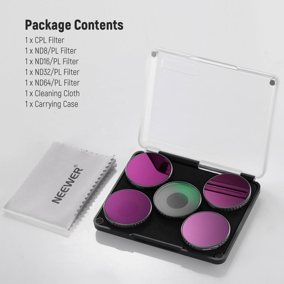 NEEWER ND/CPL Filter Set For DJI Osmo Action 3