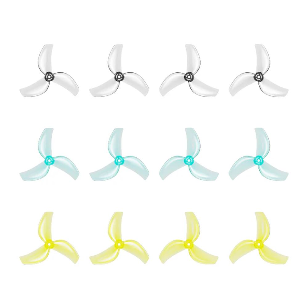 Gemfan 1611-3 40mm Tri-blade for 1.5mm Shaft - (2CW+2CCW) - Choose Color