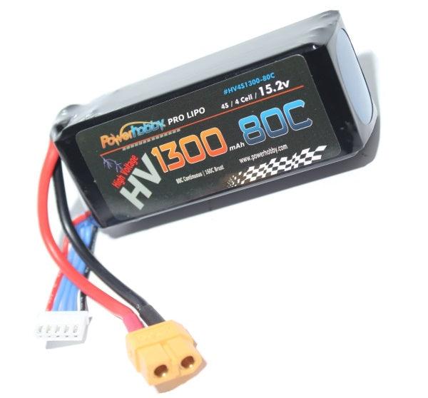Powerhobby 3S HV 11.4V 1300mAh 80C XT60 Plug : Blade Vortex 250