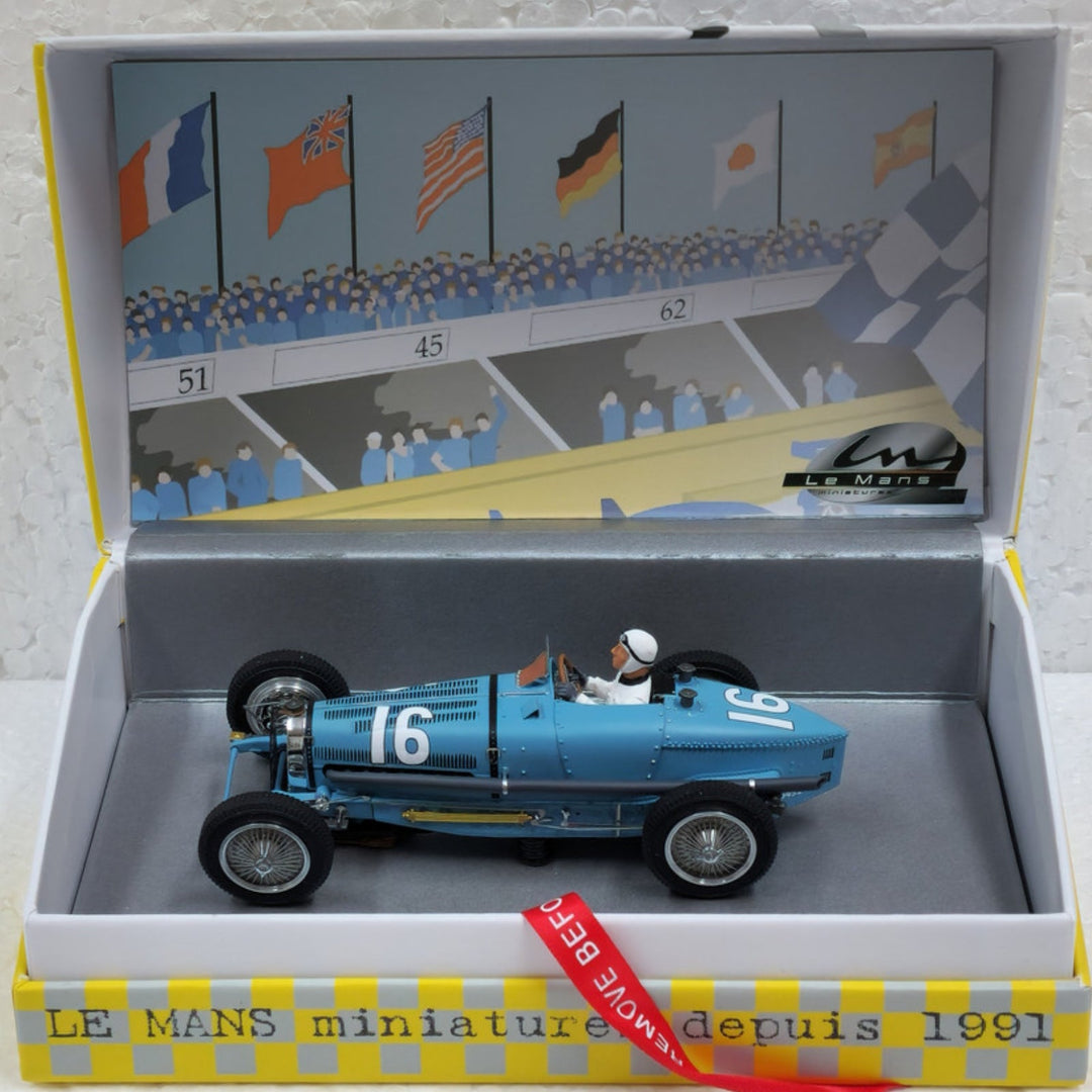 Le Mans Miniatures Bugatti Type 59 #16 Grand Prix 1934 1/32 Slot Car 132097/16M