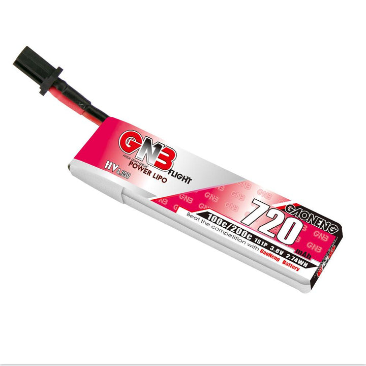 GNB 720mAh 3.8V 1S 100C HV Lipo Battery - GNB27