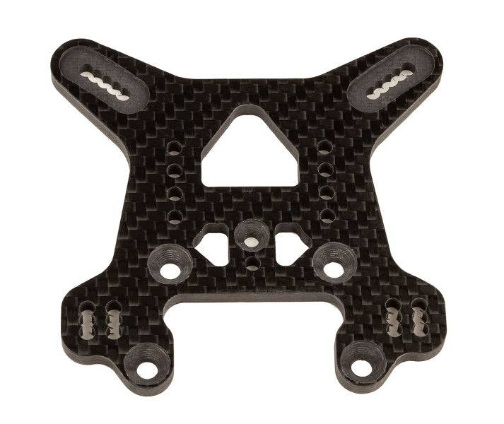 Associated 81506 RC8B4 FT Rear Shock Tower Carbon Fiber