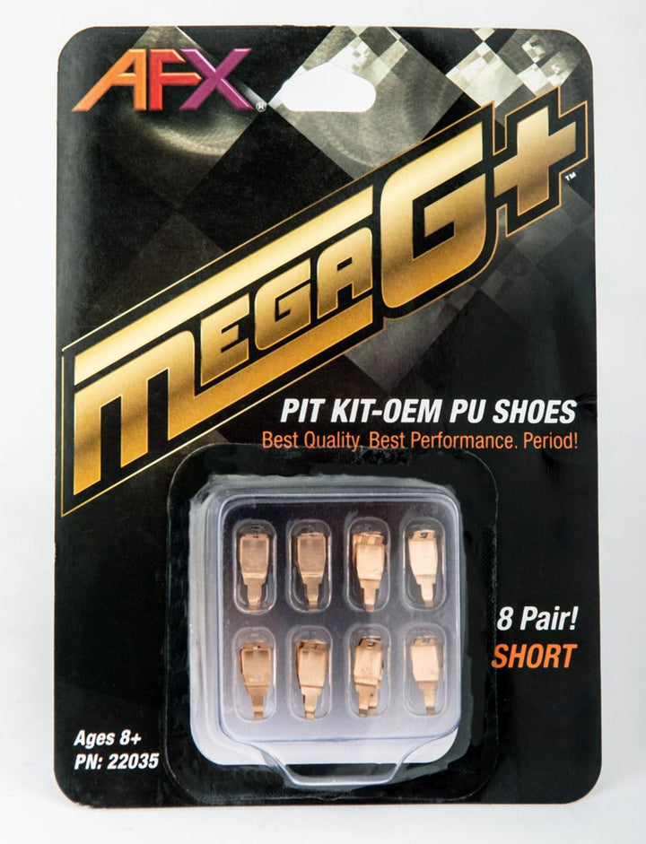 AFX 22035 Pit Kit OEM Pick up Shoes Short MG+ 1.5 Chassis AFX22035