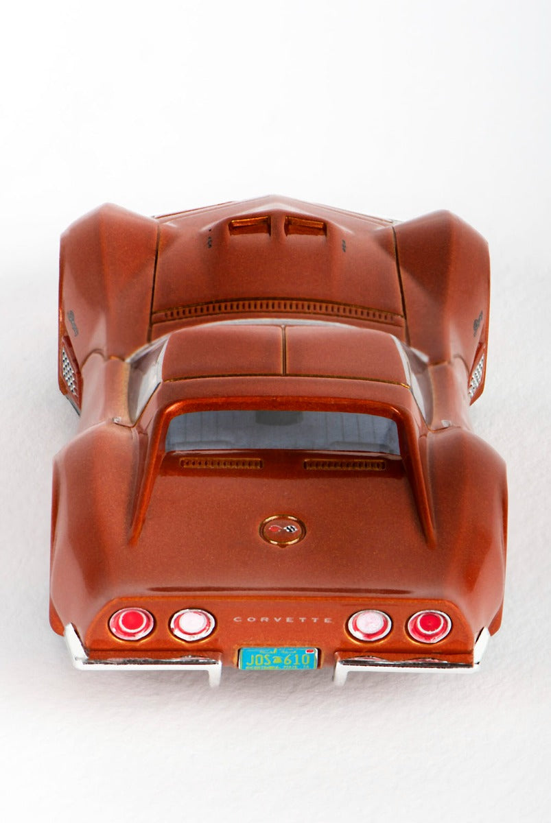 AFX 22047 1971 Corvette 454 Ontario Orange Mega G+ MegaG Plus HO Slot Car