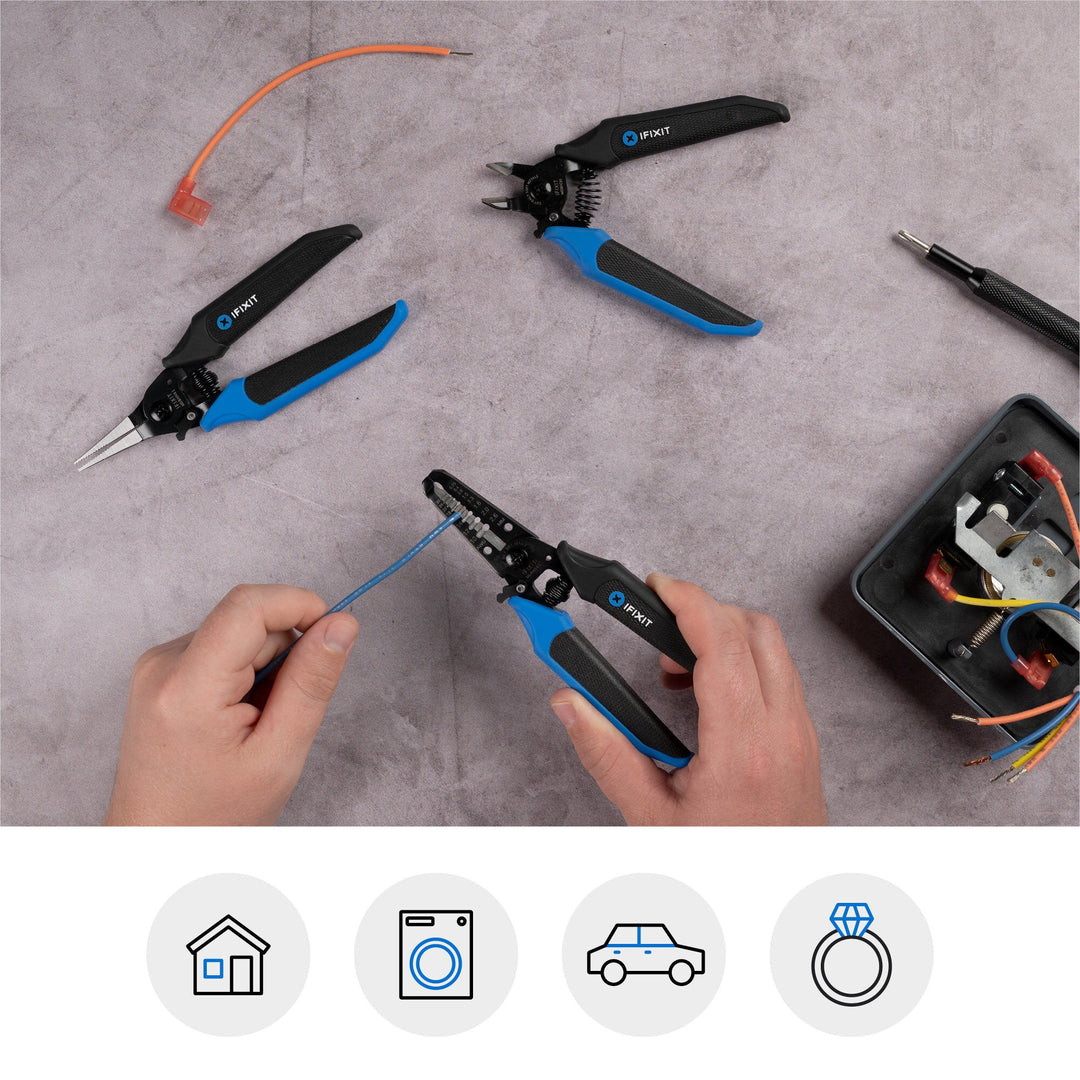 iFixit Mandible 3-Piece Pliers Set